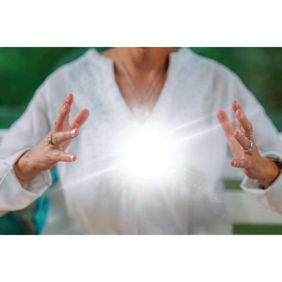 A Psychic Medium Connecting with the Spirit Realm