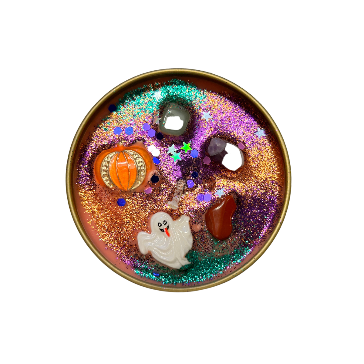 Hocus Pocus Halloween with charms candle