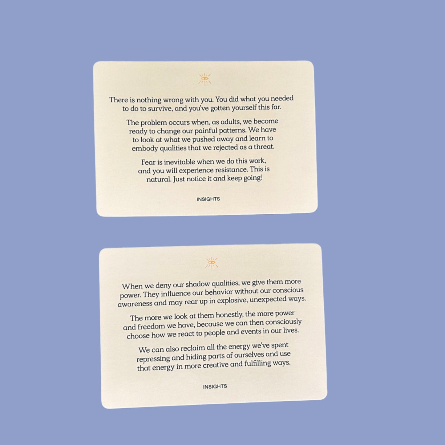 SAMPLE OF INSIGHT CARD