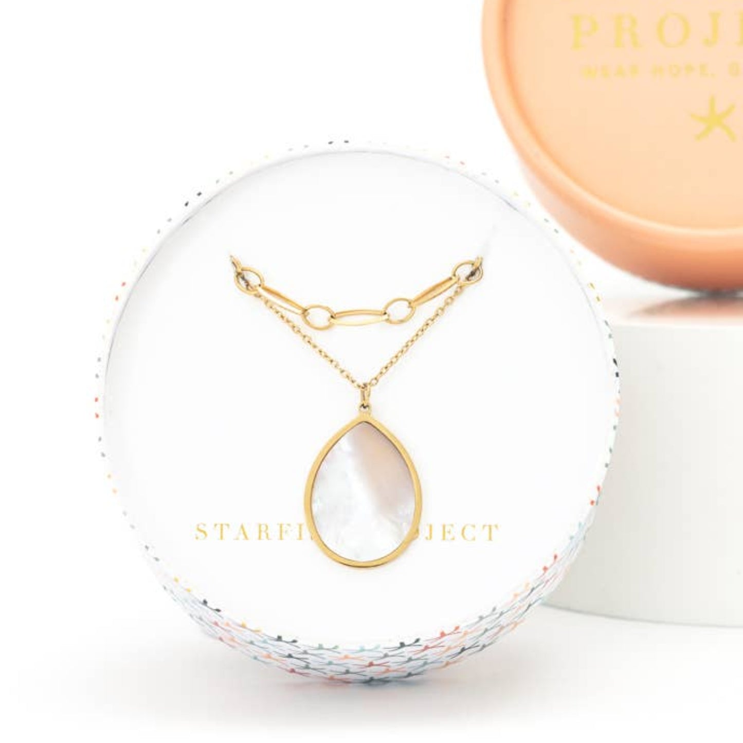 Starfish Project Mother of Pearl Necklace in box