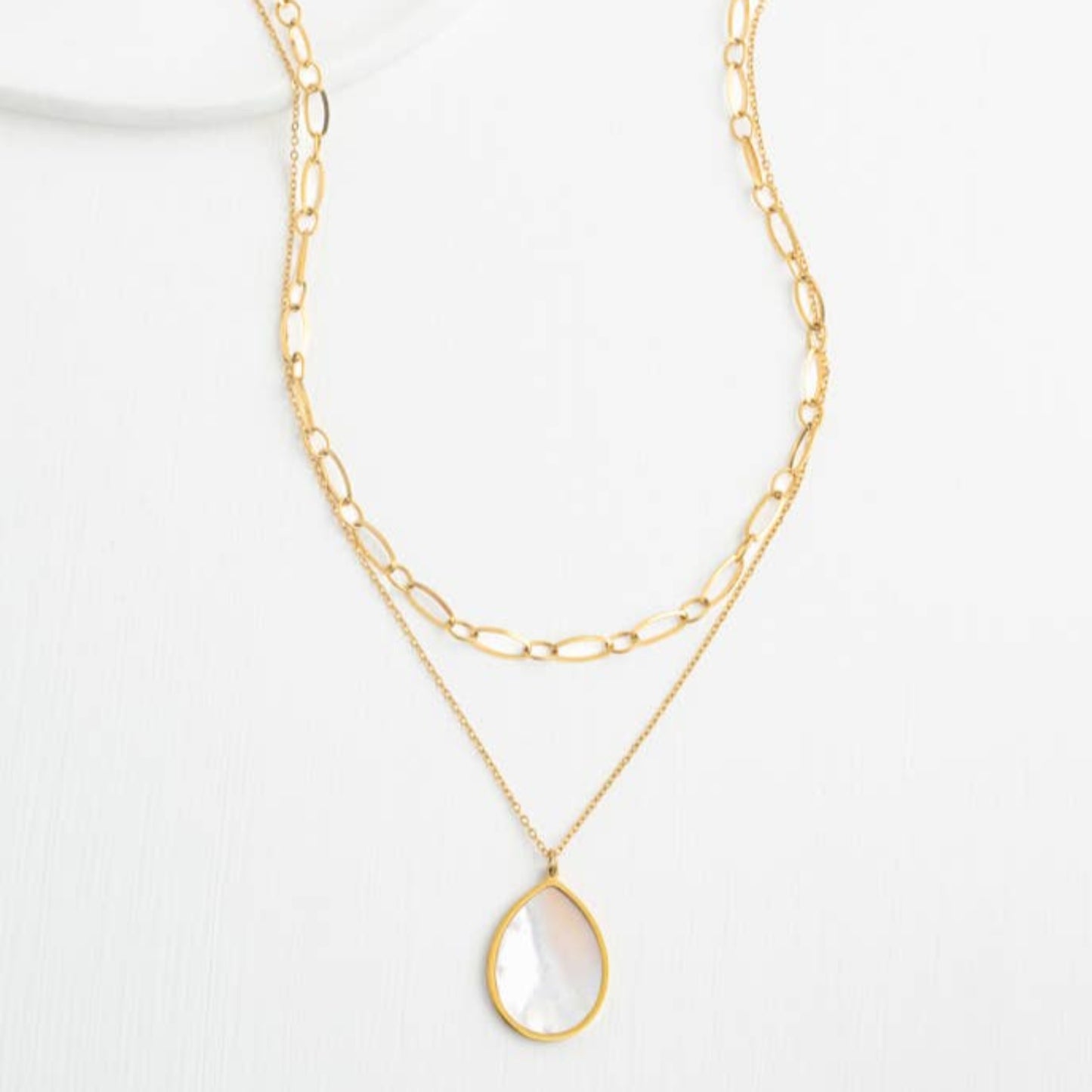 Starfish Project Mother of Pearl Necklace on white background