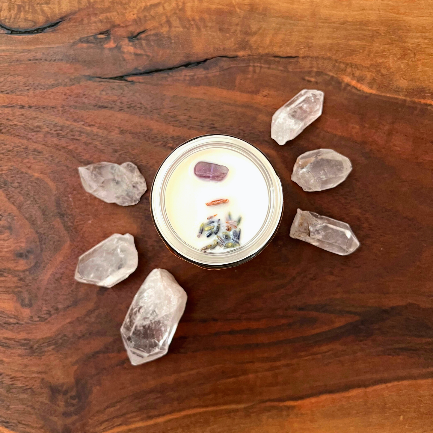 Lavender rosemary protection candle