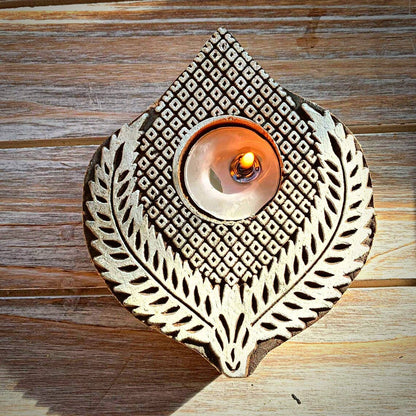 Nature Inspired Wooden Candle Holders