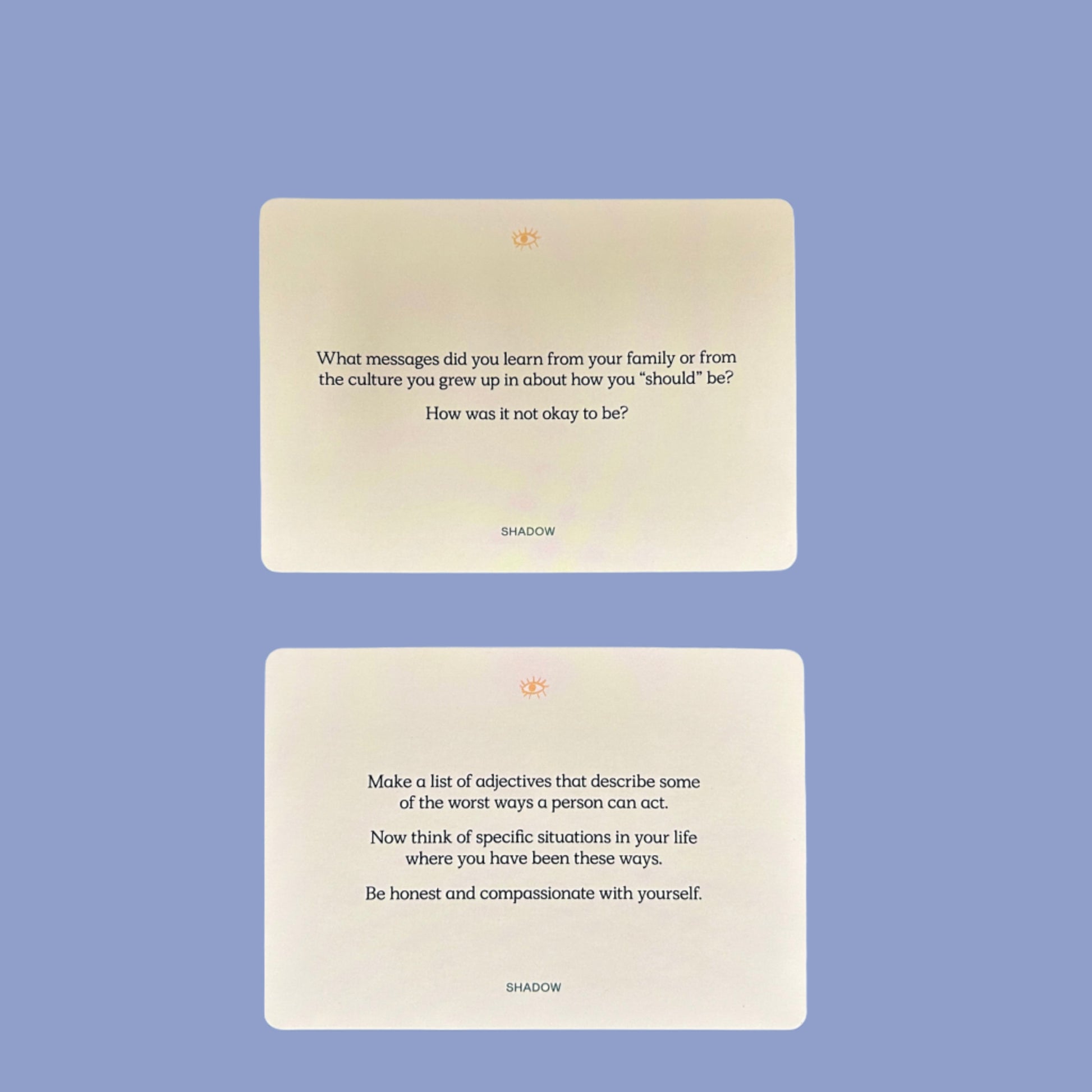 SAMPLE SHADOW CARDS