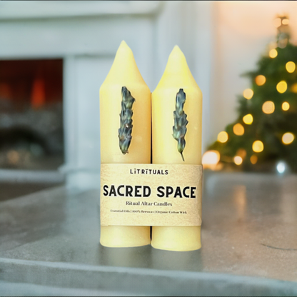 Alter candles for sacred spaces