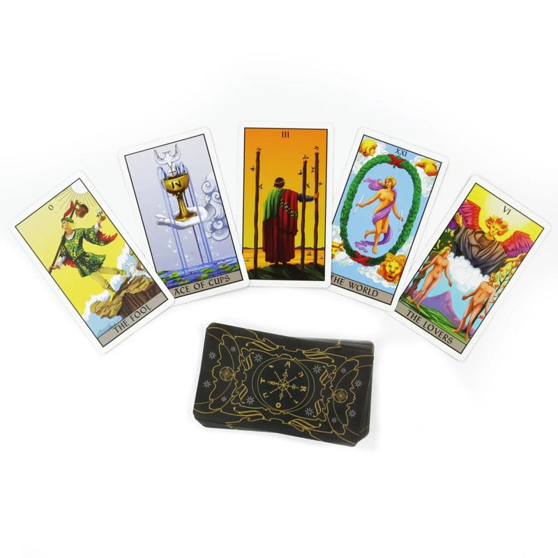 LUSTROUS TAROT MODERN DECK SAMPLE CARD IMAGES