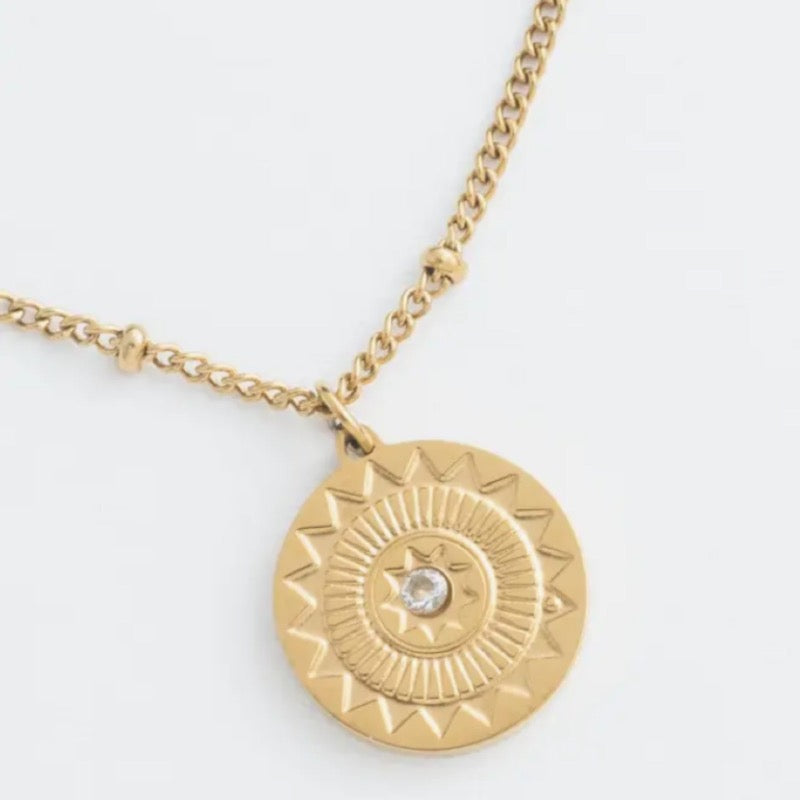 New Direction gold plated pendant necklace