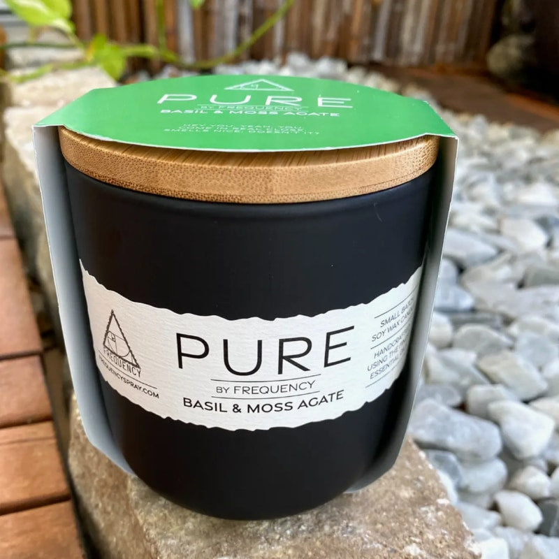 Candles | Pure Essential Oil Candles with Crystals