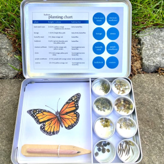 Plants that attract butterflies to your garden. Habitat butterfly garden seed kit